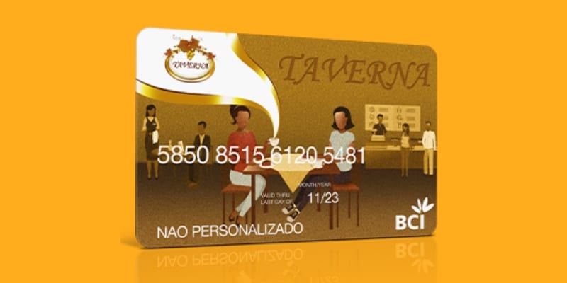cartão taverna bci